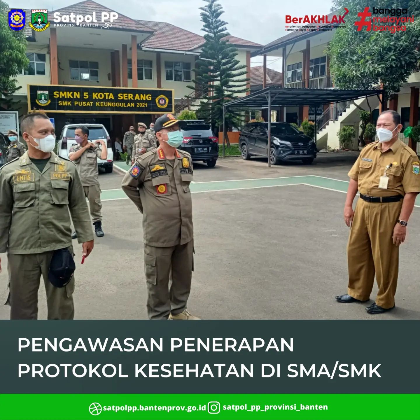 Dilaporkan siswa yang terpapar Covid-19 sebanyak 5 orang dan guru sebanyak 2 orang di SMAN 3 Kota Serang.