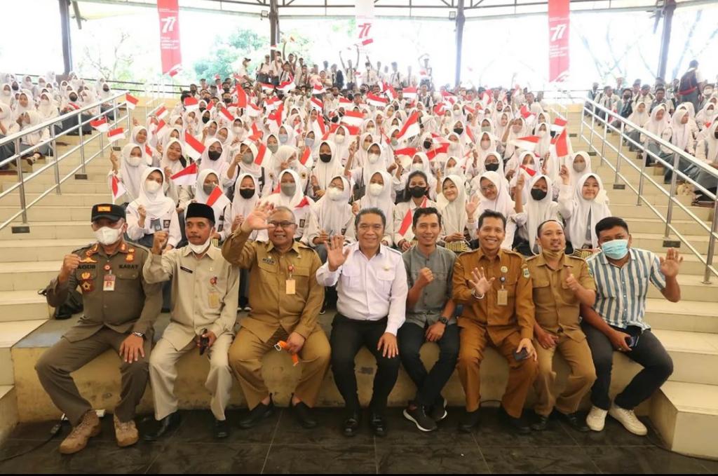 Kepala Satuan Polisi Pamong Praja Provinsi Banten Melaksanakan Kegiatan Pengamanan  Kegiatan Pj Gubernur Banten.