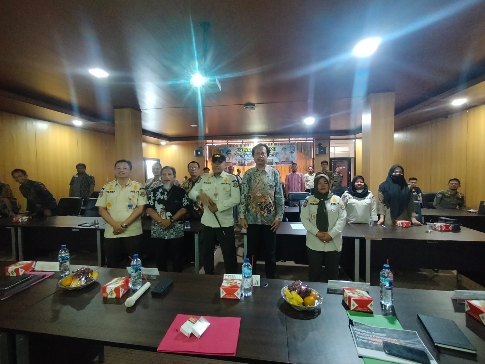 Rapat koordinasi tim Pengawasan dan pembinaan sektor Ekologis
