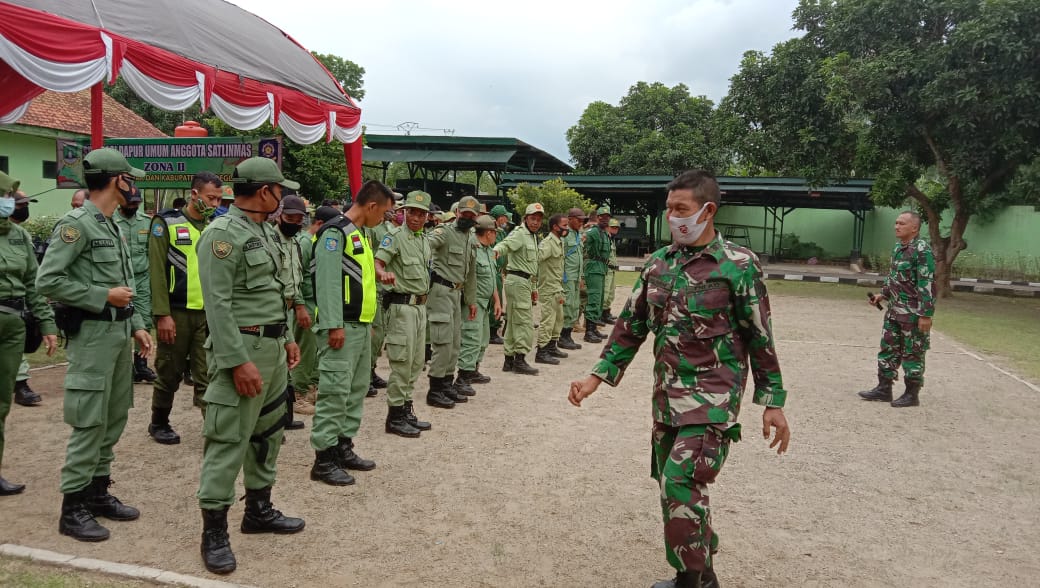 Simulasi Dapur Umum Anggota Satlinmas Tahun 2020