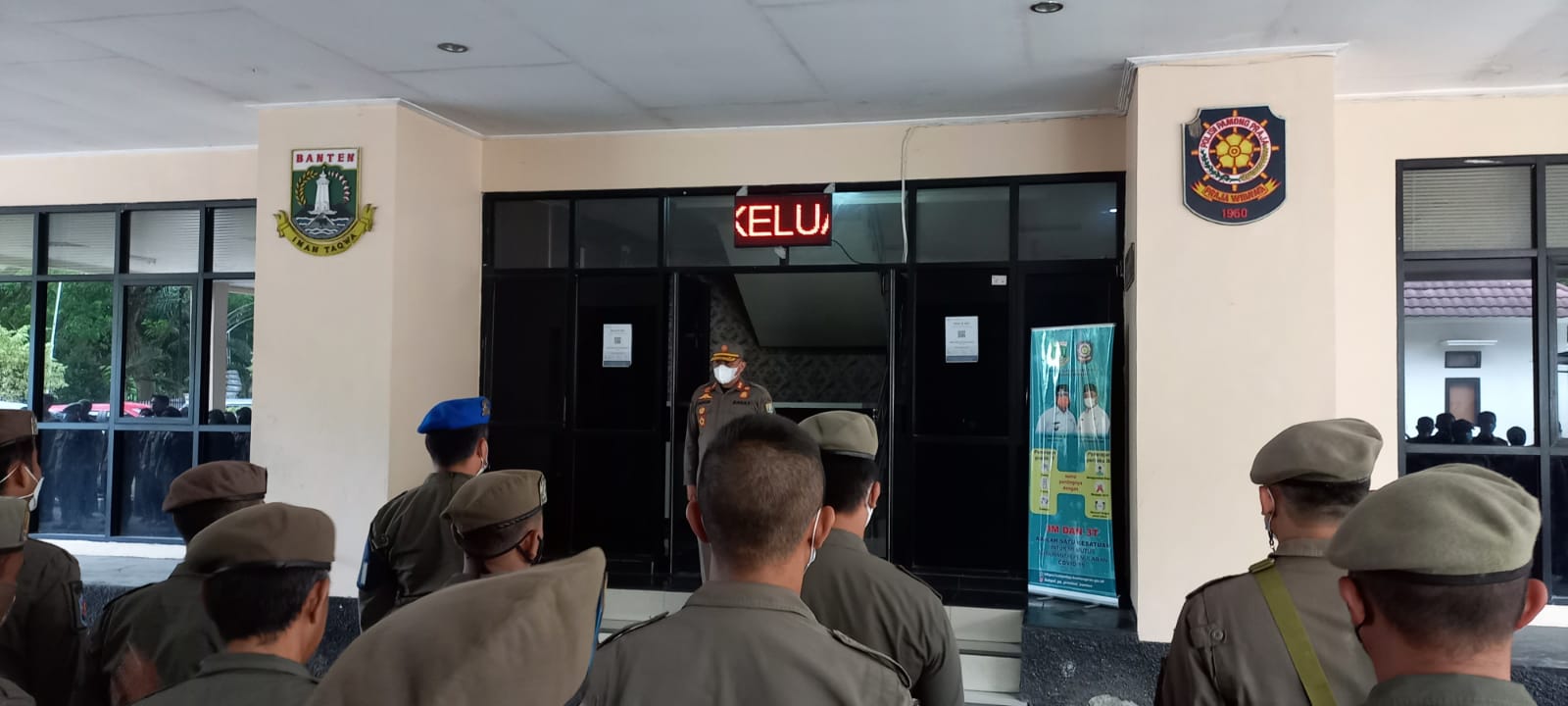 Kegatan Apel Pagi di Satpol PP Provinsi Banten