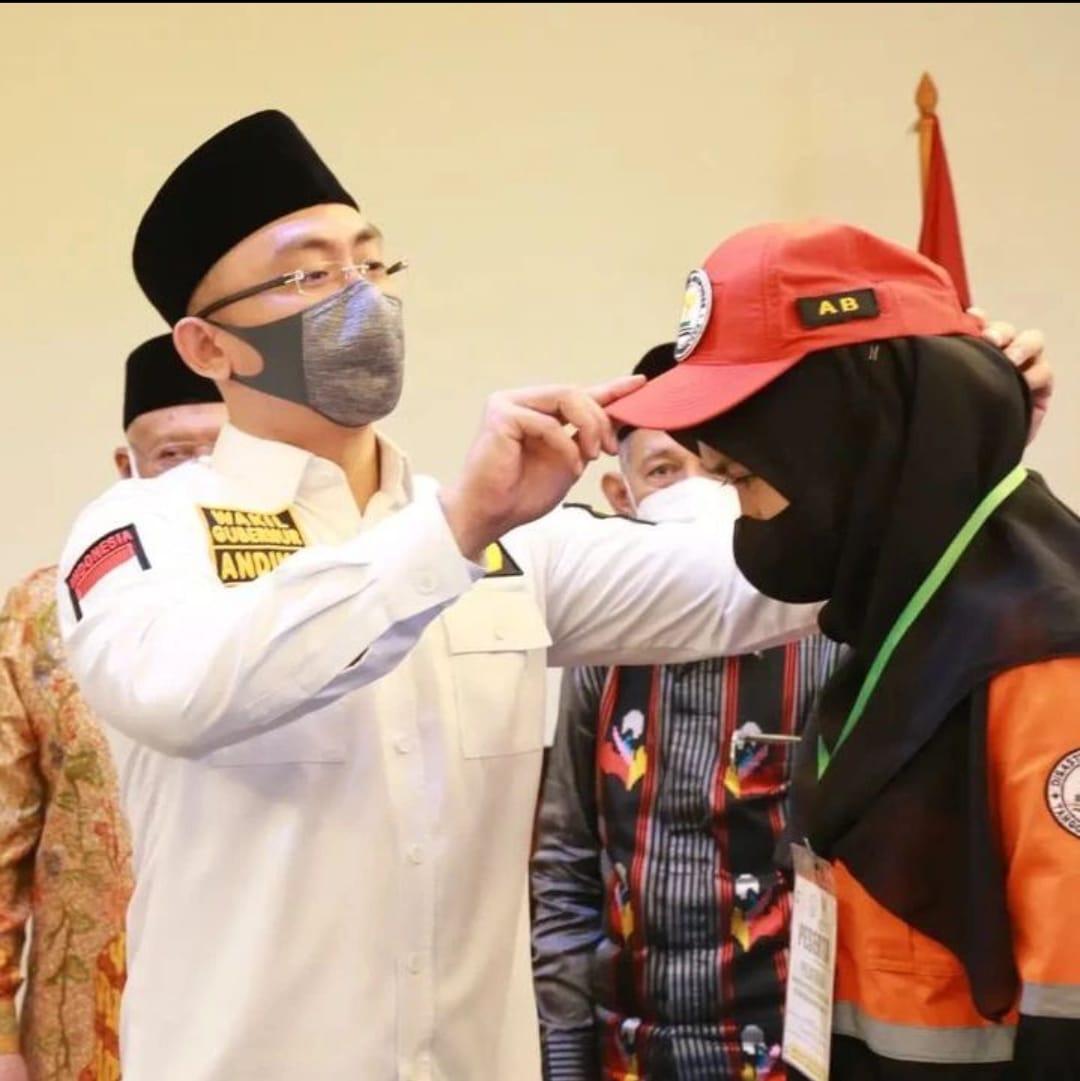 Wakil Gubernur Banten Andika Hazrumy saat membuka Pelatihan Dasar Manajemen Bencana Baznas Tanggap Bencana (BTB) Banten.