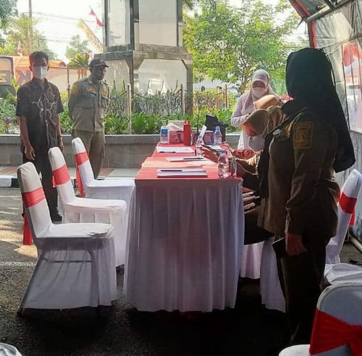 Vaksinasi Massal dalam rangka peringatan Hari Bhakti Adhyaksa Ke-61