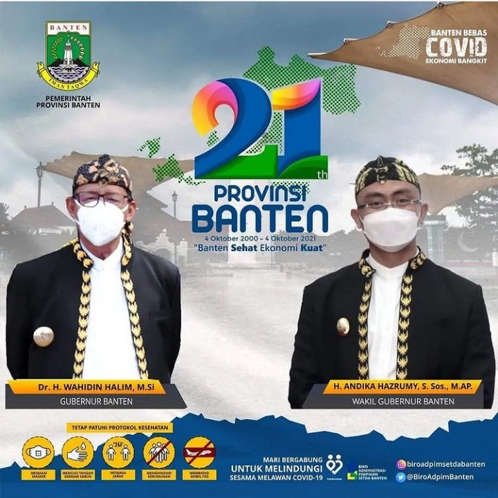 DIRGAHAYU PROVINSI BANTEN KE 21