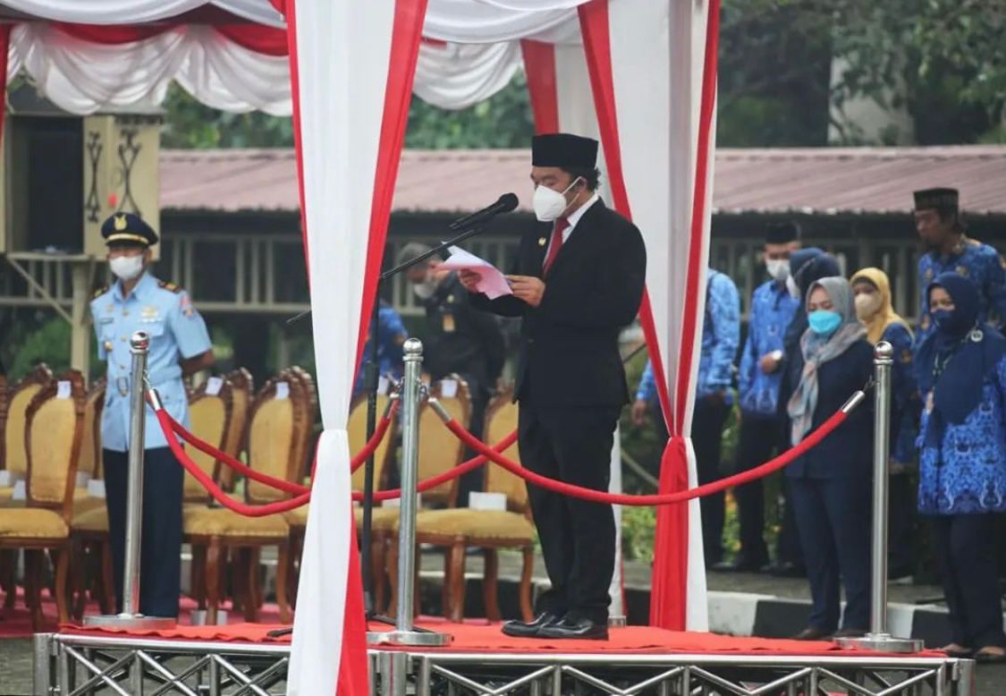 Pj. Gubernur Al Muktabar Pimpin Peringatan Hari Kebangkitan Nasional ke-114 Provinsi Banten