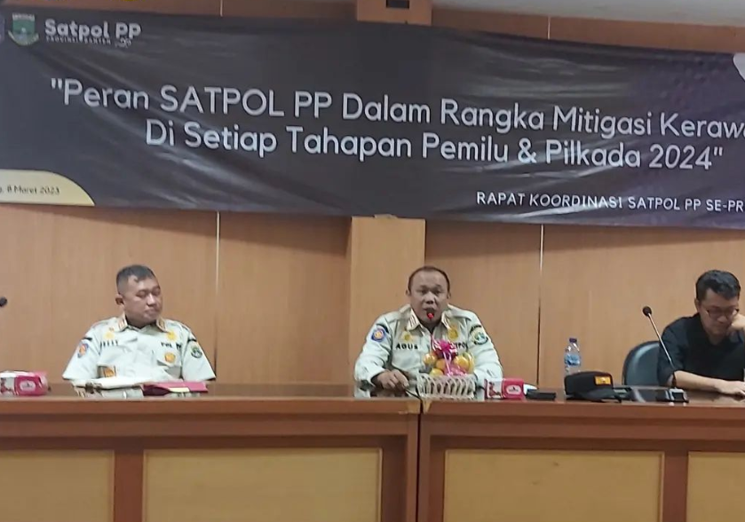 Peran Satpol PP Dalam Rangka Mitigasi Kerawanan Di Setiap Tahapan Pemilu & Pilkada 2024