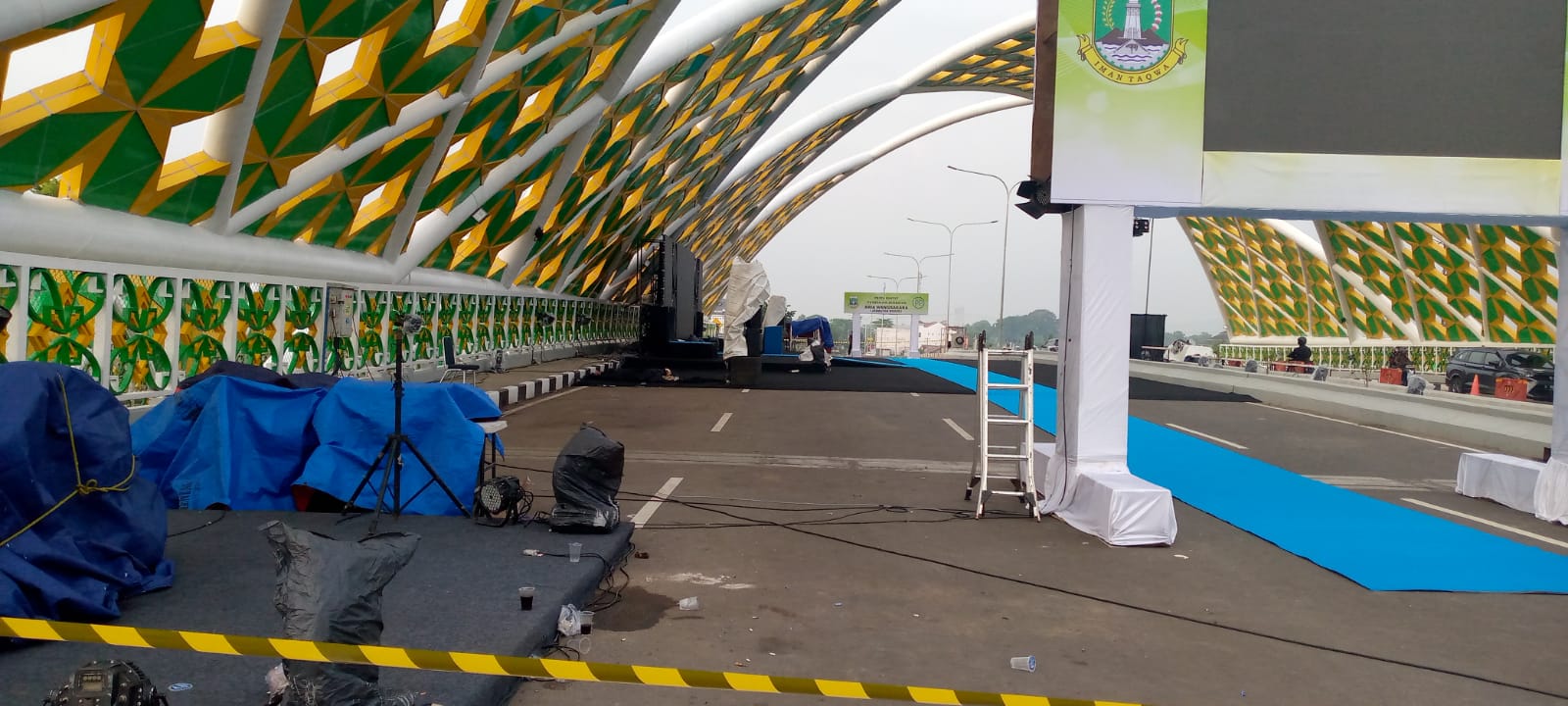 Pesta rakyat peresmian jembatan Aria Wangsakara (Jembatan Bogeg)