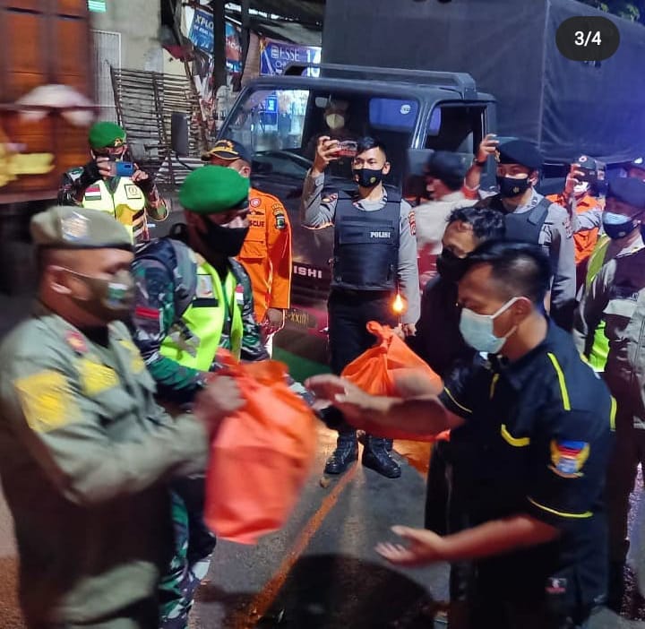 Operasi Gabungan Penegakan Hukum Protokol Kesehatan Covid-19 pada masa PPKM Darurat