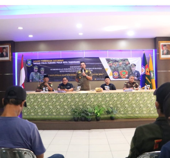 SATLINMAS SIAP MENSUKSESKAN PEMILU SERENTAK 2024