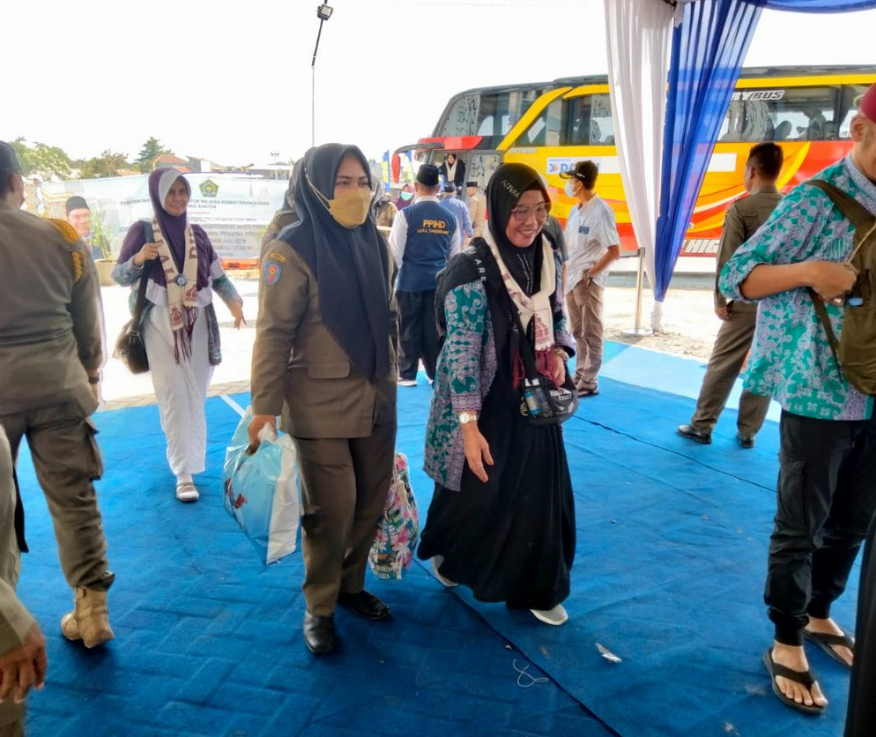 PENGAMANAN KEPULANGAN JEMAAH HAJI KOTA TANGERANG