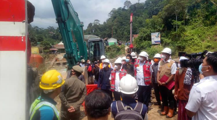 Groundbreaking Jembatan Cibeurang Kabupaten Lebak