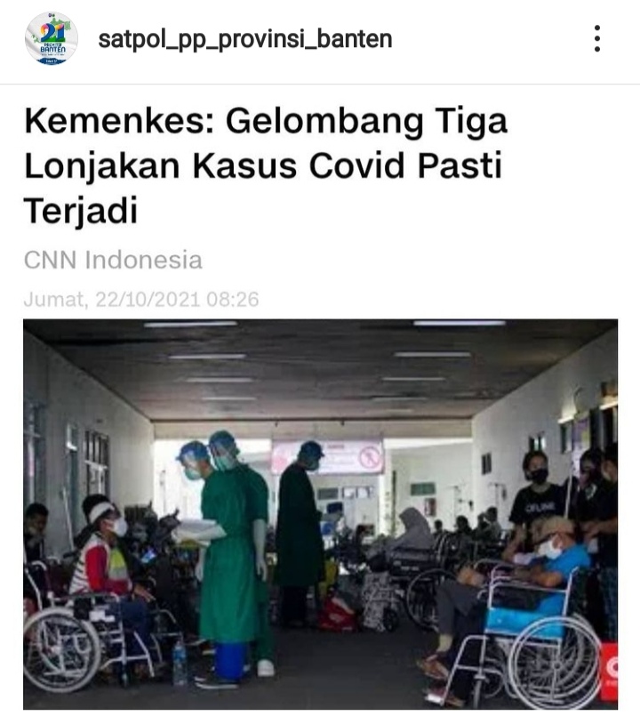 Kemenkes: Gelombang Tiga Lonjakan Kasus Covid Pasti Terjadi