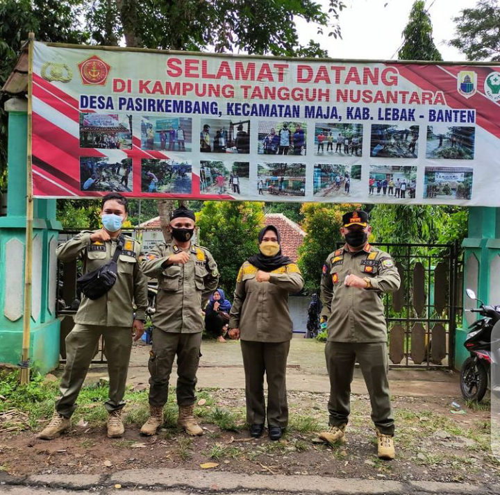 Tim Operator Vaksinasi Satpol PP Provinsi Banten hari ini
