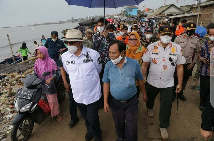 Gubernur Banten Tinjau Revitalisasi Pelabuhan Perikanan Pantai Labuan