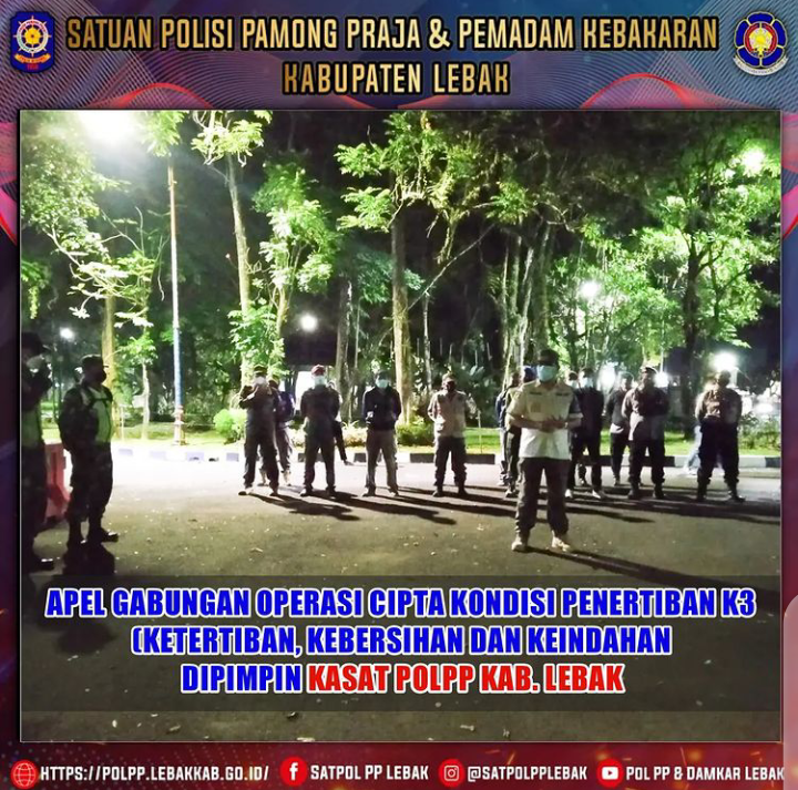 Giat Operasi Cipta Kondisi wilayah Kabupaten Lebak