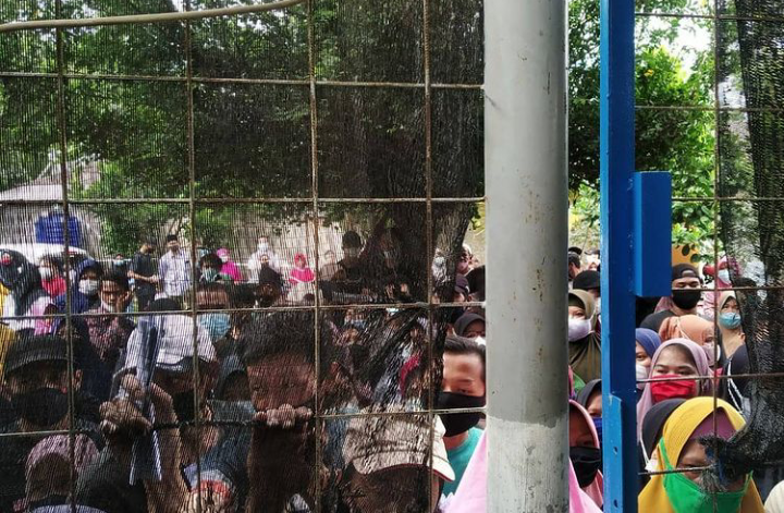 Antusian warga sangat tinggi untuk vaksinasi di Perumahan Cikande Permai