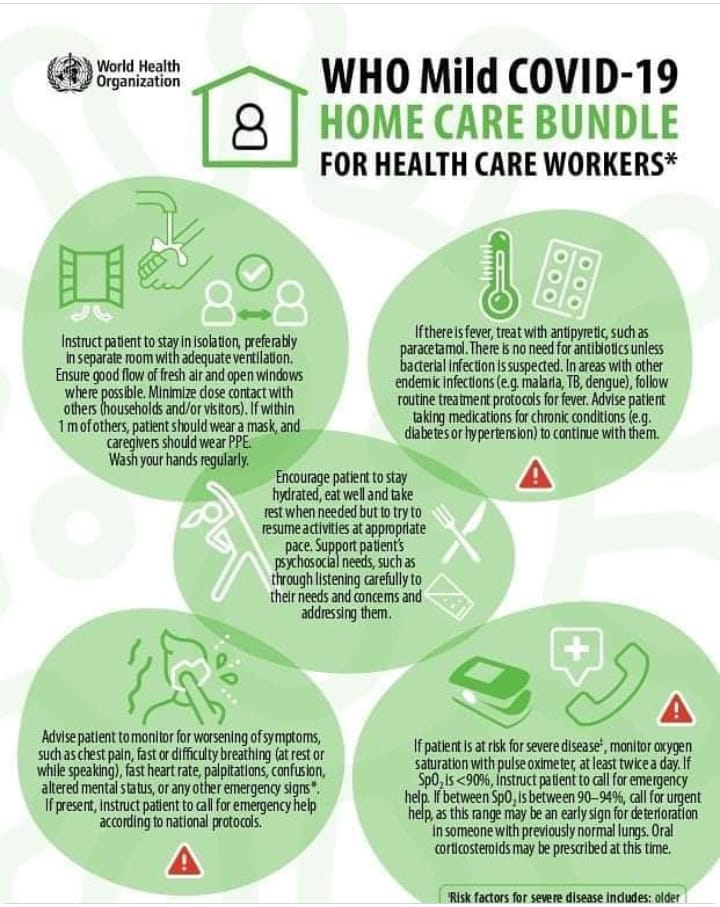 WHO MILD COVID-19 HOME CARE BUNDLE FOR HEALTH CARE WORKERS