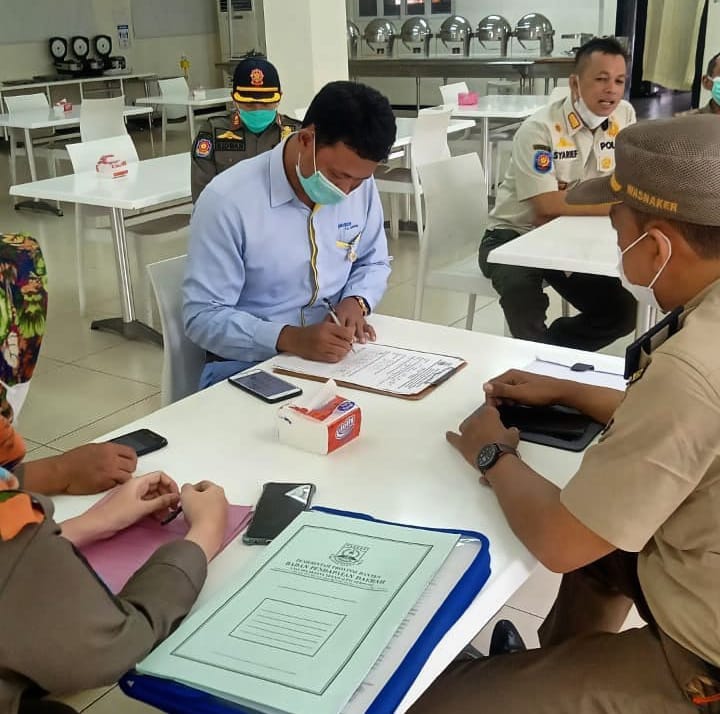 Satpol PP Provinsi Banten mengunjungi perusahaan Posco ICT Indonesia, Posco E & C Indonesia