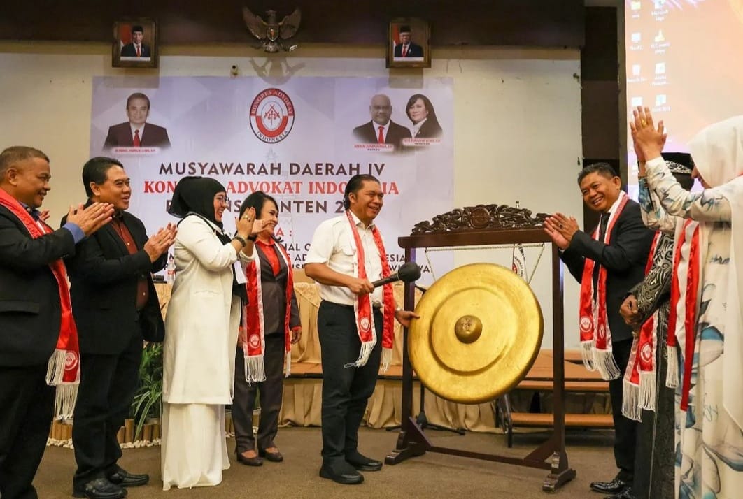 Musyawarah Daerah IV kongres advokat Indonesia Provinsi Banten 2023 dihadiri Pj Gubernur Banten