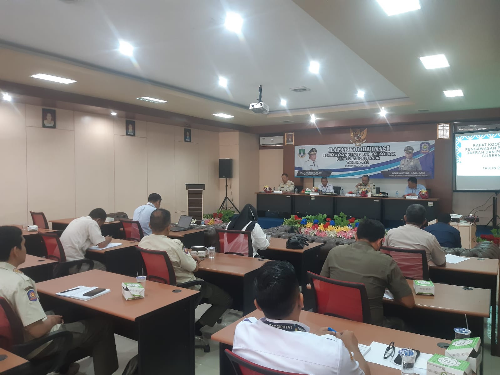 Rapat Koordinasi Pengawasan Perda Dan Pergub TA 2023