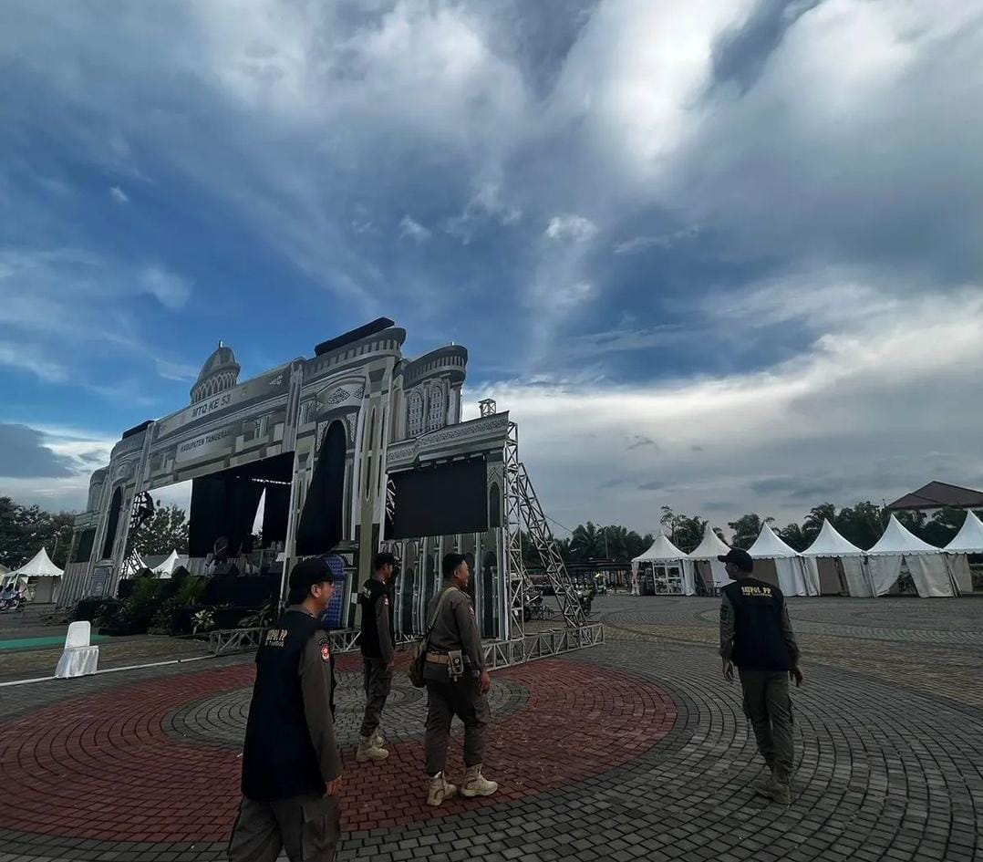 Satpol PP Kabupaten Tangerang Melaksanakan Deteksi Dini Pada Perhelatan MTQ Ke - 53