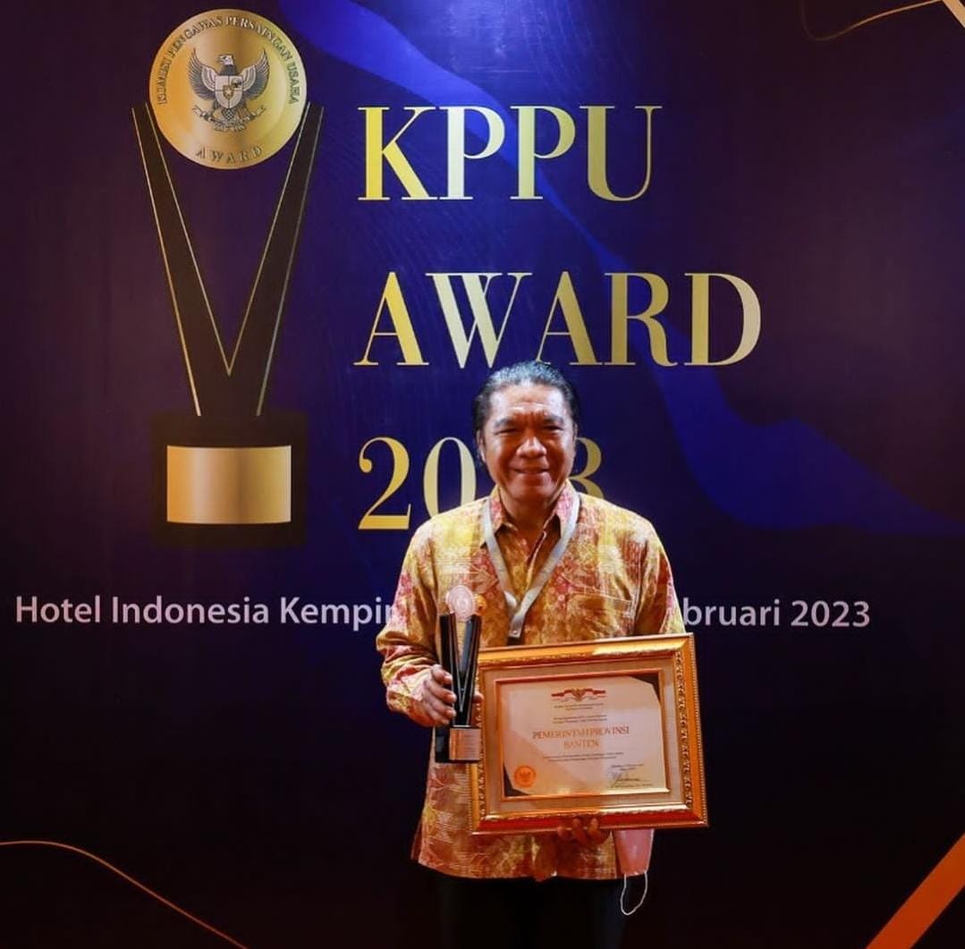 Pemerintah Provinsi Banten Banten Meraih Penghargaan Komisi Pengawas Persaingan Usaha  Award 2023 