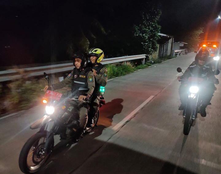 Satpol PP Kota Tangerang Melaksanakan Patroli Malam Antisipasi Tawuran