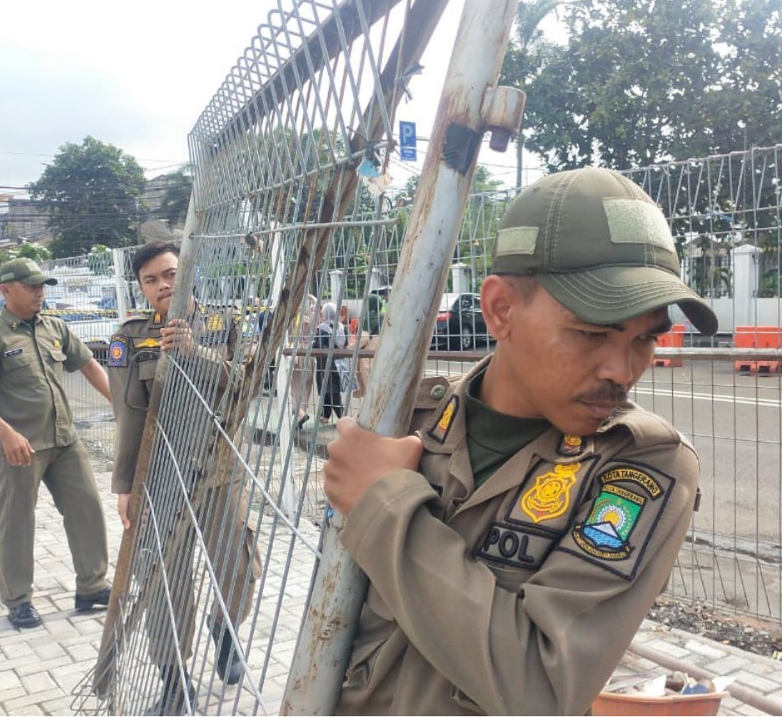 Penyegelan Lahan Even Pasar Lama Reborn