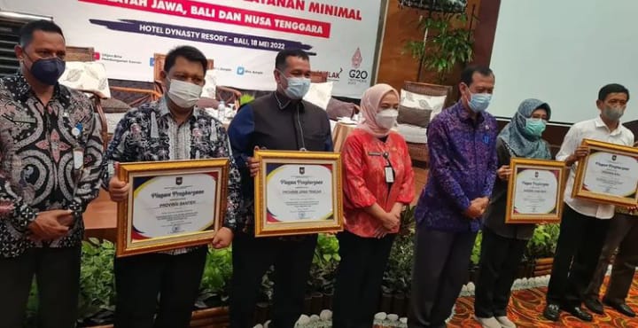 Pemprov Banten Peringkat Pertama Ketepatan Waktu Pelaporan SPM Tahun 2021