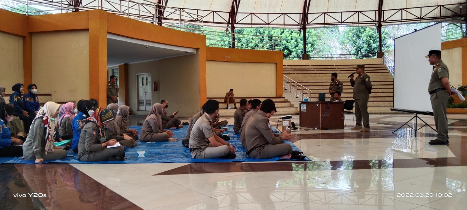 Satpol PP Provinsi Banten Melakukan Kegiatan Dalam rangka peningkatan disiplin pegawai Anggota Satpol PP Provinsi Banten