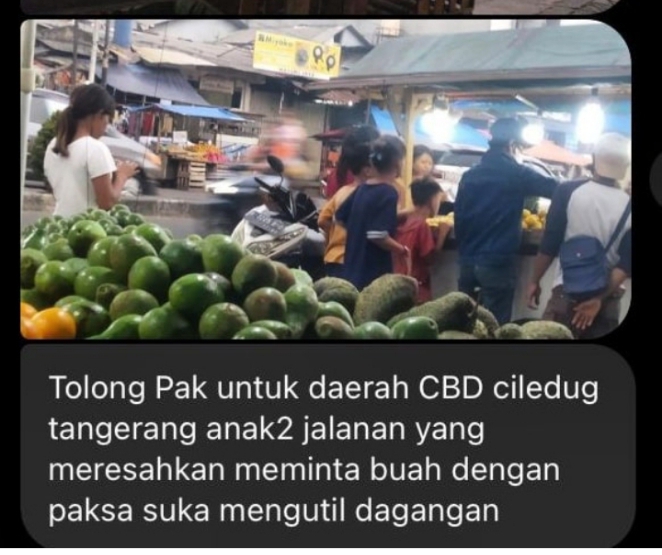 Menindaklanjuti Laporan Masyarakat terkait Anak Jalanan