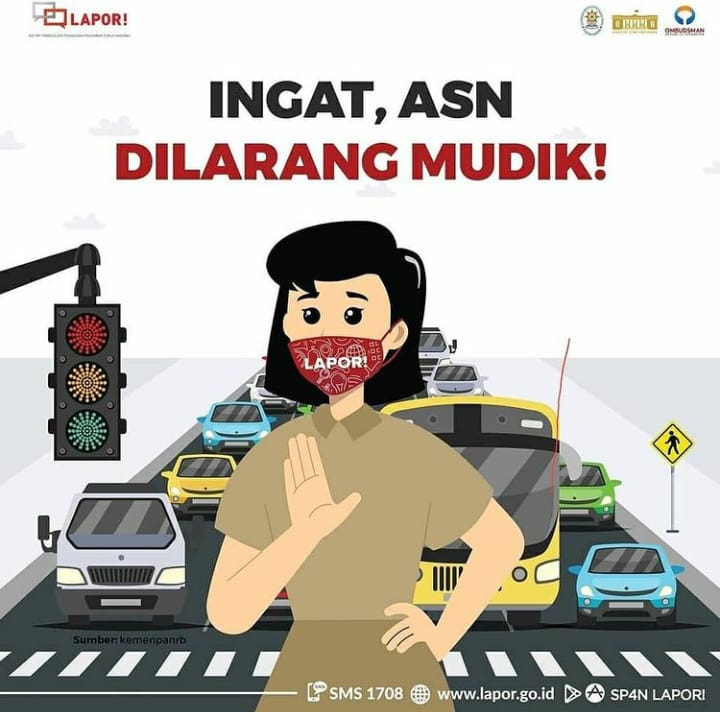 Larangan Mudik telah ditetapkan Pemerintah berlaku untuk semua