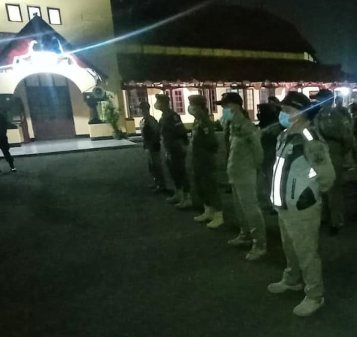 Operasi Gabungan Penegakan Hukum Protokol Kesehatan Covid-19 pada masa PPKM