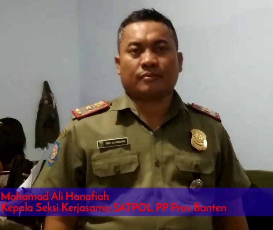 SATPOL. PP. Provinsi Banten Jaring Tujuh Pasangan Mesum Di Kota Serang Banten