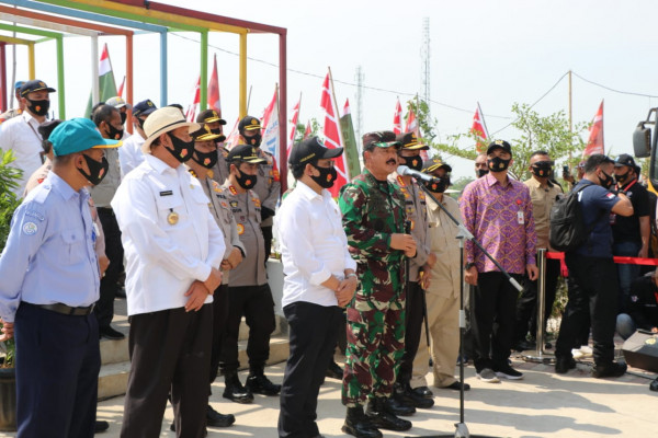 Gubernur Banten Menerima Kapolri dan Panglima TNI