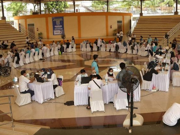 Lancar, Pelaksanaan Vaksinasi Covid-19 Staf Pelayanan Publik Provinsi Banten