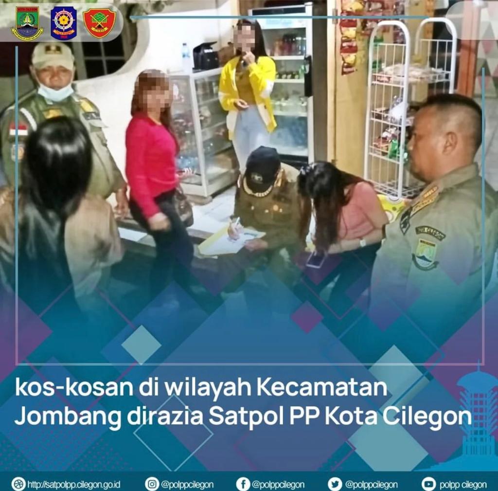 Kos Kosan Di Wilayah Kecamatan Jombang Dirazia Satpol Pp Kota Cilegon 